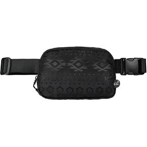 Funky Junque Belt Bag - Aztec - Black