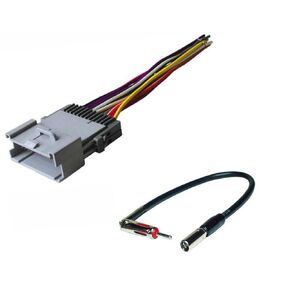 Car Stereo Wire Harness + AM/FM Radio Antenna Adapter Made for Toyota/Chevrolet/Pontiac: 2003-2005 Blazer, 2001-2002 Express/Savana, 2003-2008 Vibe, 2003-2004 Matrix -No External Factory Amp Vehicles