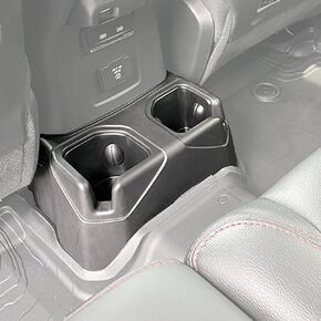 for Jeep JL Rear Cup Holder Back Seat Floor Console Mount Dual Drinks Water Bottle Beverage Holder for Jeep Wrangler JL and Gladiator JT 2018-2023