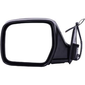 مرآة الباب الأيسر للسائق من SCITOO تناسب 1996-1998 لسيارة Lexus LX450 1990-1997 لسيارة Toyota Land Cruiser (1990 بنيت بعد تاريخ الإنتاج 2/90) مرآة جانبية قابلة للطي يدويًا قابلة للتعديل كهربائيًا