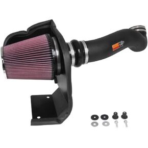 K&N Cold Air Intake Kit: Increase Acceleration & Towing Power, Guaranteed to Increase Horsepower up to 10HP: Compatible with 5.3L, V8, 2002-2004 CHEVROLET (Avalanche 1500), 57-3033