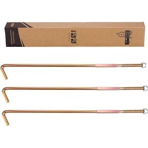 10L0L Battery Hold Down Rod J-Bolt & Nut for EZGO RXV 2008-up Electric Golf Cart, Set of 3 PCS, OEM# 602896 00571G2 11098G6