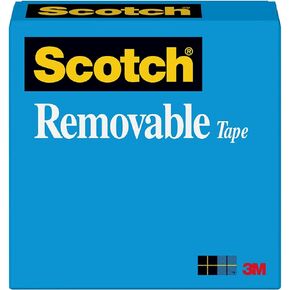 Scotch Removable Tape, 1 Roll, 3/4 in x 1,296 in, Post-it Technology (811)