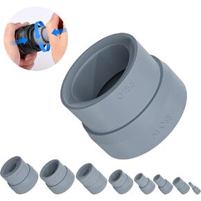 NEEWER DSLR Camera Lens Repair Tool Kit, 9pcs Lens Removal Silicone Rings, 8-85mm Camcorder Lens Calibration Tool, Silicone Lens Friction Wrench Kit, Camera Lens Opener, HW-37