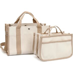 حقيبة حمل 2 في 1 من لاباتو مع جيوب متعددة، حقيبة حمل طويلة تمر بالجسم للنساء، حقيبة حمل كل شيء مع مقصورات in Kuwait