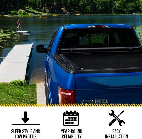 غطاء تونيو لسرير الشاحنة من RealTruck TruXedo Lo Pro | 520601 | يناسب 2005 - 2016 سرير Honda Ridgeline مقاس 5 بوصات (60 بوصة) in Kuwait