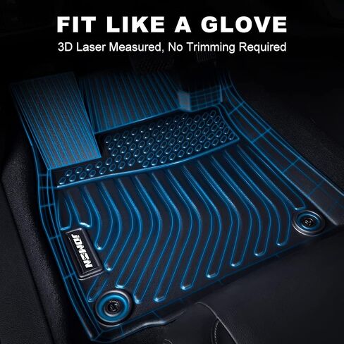 JDMON All Weather Floor Mats Compatible with 2020-2024 Subaru Outback/Legacy, 2 Row Front & Rear Custom Fit Floor Liner Set Black in Saudi Arabia