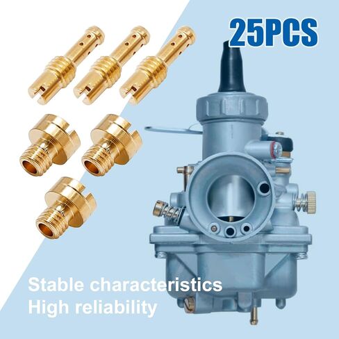 25 قطعة من المكربن ​​الرئيسي للاستبدال لمكربن ​​Mikuni VM22 VM24 VM26 المستخدم على محرك 125cc 150cc 200cc 250cc للدراجة النارية الترابية (25 قطعة) in Saudi Arabia