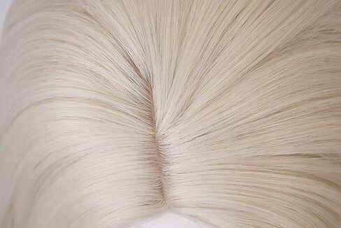 Long Blonde Cosplay Wig Halloween Costume Wavy Wig for Party in Saudi Arabia