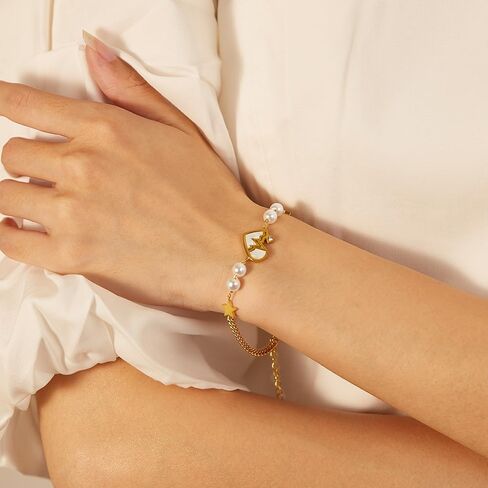 أساور SONGCHANGJEWELRY الذهبية على شكل قلب للنساء - هدايا شخصية فريدة لها - سوار حب شخصي للنساء in Saudi Arabia