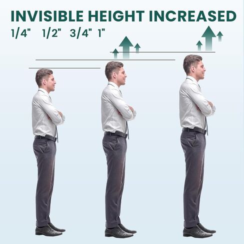 Adjustable Heel Lifts for Men Shoes -(2 Pairs) Welnove 4 Layers Orthopedic Shoe Lifts for Leg Length Discrepancy - Height Increase Insoles for Women Uneven Legs 1/4" 1/2" 3/4" 1", Large in Saudi Arabia
