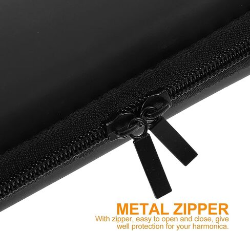 Harmonica harmonicas special 20 storage case zippered cloth carrying box instrument protector 17x7. instruments for kids 5x3cm harmonicas Travel Makeup in Saudi Arabia