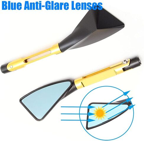 JMTBNO 8mm 10mm Universal CNC Motorcycle Handlebar End Mirror, Motorcycle Side Rearview Mirrors for Street bike Sport bike Dirt bike Cruiser Chopper Scooter(Black) in Saudi Arabia
