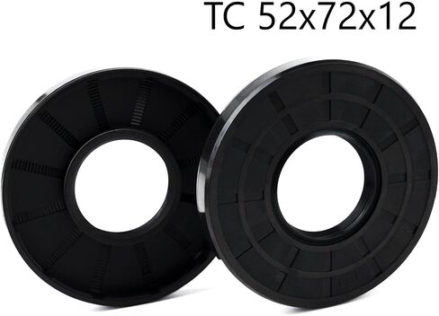XIKE 2PCS Oil Seal, Lip Seals TC 50mm x 72mm x 8mm Nitrile Rubber Cover Double Lip with Spring,Oil Shaft Seal Fit for Bearing Shaft in Saudi Arabia