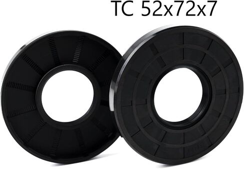 XIKE 2PCS Oil Seal, Lip Seals TC 50mm x 72mm x 8mm Nitrile Rubber Cover Double Lip with Spring,Oil Shaft Seal Fit for Bearing Shaft in Saudi Arabia