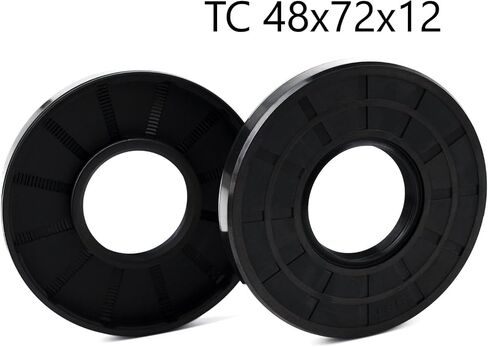 XIKE 2PCS Oil Seal, Lip Seals TC 50mm x 72mm x 8mm Nitrile Rubber Cover Double Lip with Spring,Oil Shaft Seal Fit for Bearing Shaft in Saudi Arabia