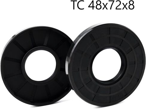 XIKE 2PCS Oil Seal, Lip Seals TC 50mm x 72mm x 8mm Nitrile Rubber Cover Double Lip with Spring,Oil Shaft Seal Fit for Bearing Shaft in Saudi Arabia