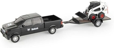 ERTL 1/32 Bobcat S450 جرافة انزلاقية مع بيك اب ومقطورة 47393 in Kuwait
