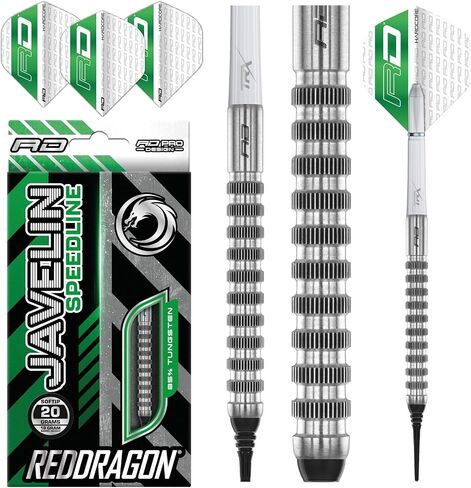 RED DRAGON Javelin Series Premium Tungsten Softip Darts Set with Flights and Stems in Saudi Arabia