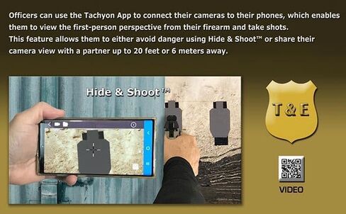 TACHYON 4K GunCam التكتيكية - ذاكرة مدمجة سعة 128 جيجابايت، وواي فاي وتطبيق لنظام iOS وAndroid. بيكاتيني. الاستخدام التكتيكي، الغميضة وإطلاق النار in Kuwait