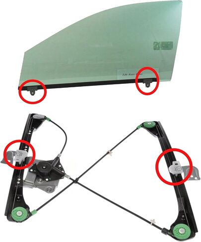 for Grand AM Alero Pontiac Oldsmobile 4 Kit Window Regulator Repair Sash Clipsv 2 Kit Left 2 Kit Right in Saudi Arabia