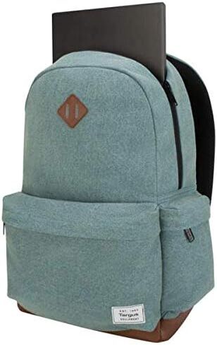 Targus Strata Slipcase Laptop Case with Lightweight Durable Padding, Front Zip Pocket Pouch, Shoulder Strap, Protective Sleeve fits 15.6-Inch Laptop, Gray/Pewter (TSS63204US),Grey in Saudi Arabia