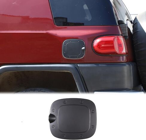 Car Door Locking Gas Cap Tank Cover Fuel Door Protector Compatible with Toyota FJ Cruiser 2007-2021 Fuel Tank Cover Trim Gas Cap Cover Fuel Filler Door Gas Cap Fuel Tank Door Gas Tank Cap Accessories in Saudi Arabia