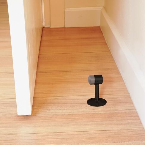 Design House 189308-ORB Gooseneck Door Stop Wall Protector with Rubber Tip Aluminum Door Stopper, Oil Rubbed Bronze, 4-Pack in Saudi Arabia