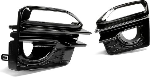 Kojem Fog Light Cover Compatible with 2014-2017 Infiniti Q50 Sport Replacement for IN1038106 IN1039106 622574GA1A 622564GA1A Front Bumper Fog Light Cover Frame Black in Saudi Arabia