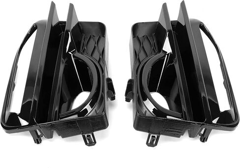 Kojem Fog Light Cover Compatible with 2014-2017 Infiniti Q50 Sport Replacement for IN1038106 IN1039106 622574GA1A 622564GA1A Front Bumper Fog Light Cover Frame Black in Saudi Arabia