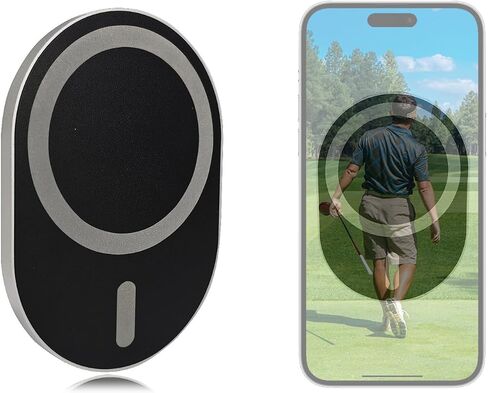 Golf Cart Phone Holder Magnetic Phone Mount Caddy Compatible with iPhone 12 13 14 15 / Plus/Pro, Smartphone with Magsafe Case (Black) in Saudi Arabia