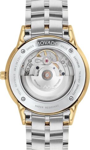 Movado 1881 Men's Watch - Swiss Automatic Movement, Stainless Steel Link Bracelet - 3 ATM Water Resistance - Classic, Luxury Fashion Timepiece for Him - 39mm in Saudi Arabia
