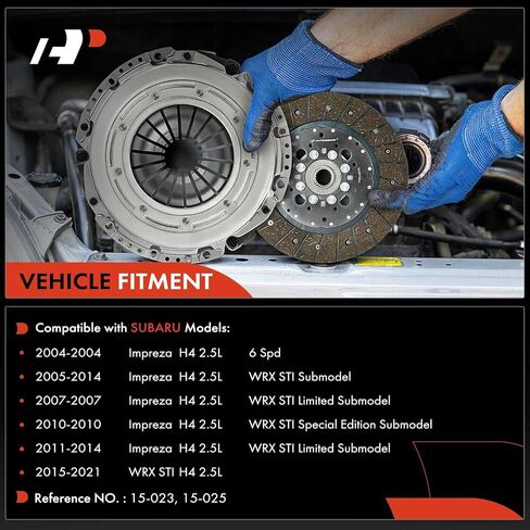 A-Premium Transmission Clutch Kit Compatible with Subaru Impreza 2004-2014, WRX STI 2015-2021, 2.5L in Saudi Arabia