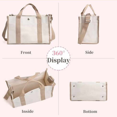 حقيبة حمل 2 في 1 من لاباتو مع جيوب متعددة، حقيبة حمل طويلة تمر بالجسم للنساء، حقيبة حمل كل شيء مع مقصورات in Kuwait