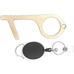 KeySmart SafeTul - Door Opener Tool is An Advance Touchless Key tool made of Premium Material with 4 in 1 No Touch Door Opener Keychain, Button Pusher, Touchscreen Stylus, and Bottle Opener