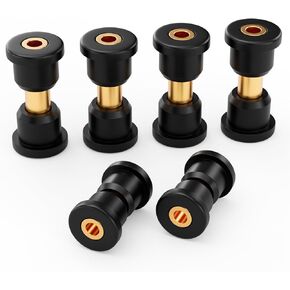 Panglong Club Car Precedent Bushings, Rear Leaf Spring & Shackle Bushing and Sleeve Kit Suitable for 2004-Up Club Car Precedent Golf Cart; OEM#102506601, 102506301, 102506401