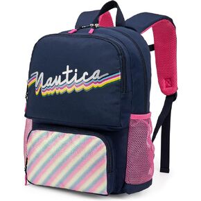 Nautica Kids Backpack for School | Kindergarten Elementary Kids Backpack | 16" Tall | Polar Camo