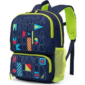Nautica Kids Backpack for School | Kindergarten Elementary Kids Backpack | 16" Tall | Polar Camo