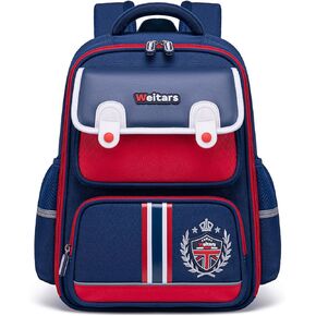 Weitars Kids Backpack for Boys Girls, Preschool Kindergarten Elementary Primary Children Book Bag School Backpack for 6-12 Years, Kids BookBag Mochilas Escolares para Niños