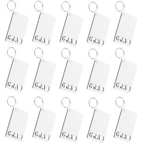 LUOZZY 15pcs Sublimation Keychain Blanks 2024 Sublimation Graduation Blanks Keychain 2024 Grad Photo Frame Keychains Blank Graduation Sublimation Picture Frame Keyrings for DIY Craft