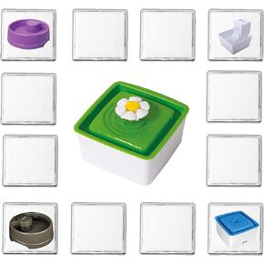 Mini Filter replacement Compatible with Catit mini Flower fountain 44005 ] 96411 ZEUS Mini Water Fountain Aqua cube falls Petsafe Current Pet Fountain 2.65 x 2.65 inches, 12pack