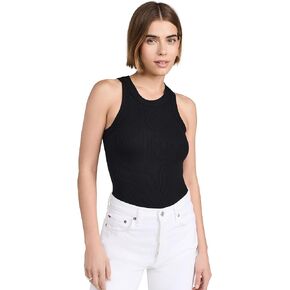 Women's Ali Ribbed Racer Tank Bodysuit