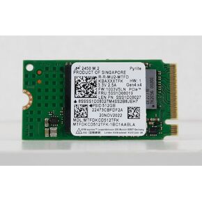 محرك أقراص الحالة الصلبة الداخلي PCIe NVMe سعة 512 جيجابايت للألعاب Gen4 M.2 2242 (SSD) - سلسلة 2450، متوافق مع الكمبيوتر المحمول والكمبيوتر المكتبي (سرعة القراءة: 3500 ميجابايت/ثانية | سرعة الكتابة: 3000 ميجابايت/ثانية) in Kuwait