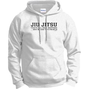 Jiu Jitsu All That Matters Long Sleeve Front Pocket Hoodie Sweatshirt