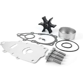 60X-W0078-00 Water Pump Impeller Repair Kit for Yamaha Outboard V6 200 225 250 300 HP 2 Stroke VZ200 VZ225 VZ250 VZ300 Boat Motor Engine Parts Sierra 18-3516