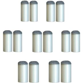 Suzo Happ Set of 14 Slip-ON Tips for Pool CUES: 7 Sizes