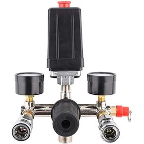 Air Compressor Bracket Assembly Pressure Control Switch Valve Manifold Regulator Air Compressor Accessories for Bama