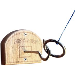 Deluxe Hook and Ring Toss Game, Outdoor Indoor Target Toss Game Set, Throwing Toys for Family, Party Games