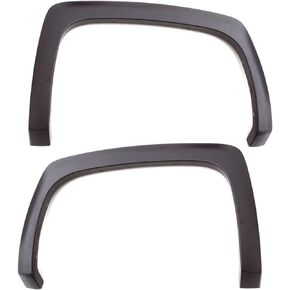 Lund SX110SB Elite Series Black Sport Style Standard Rear Fender Flare - قطعتان