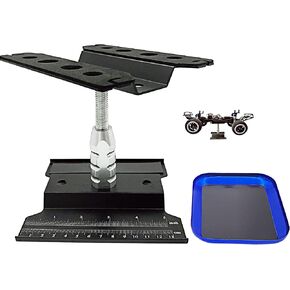 RC سيارة العمل موقف إصلاح محطة العمل الأزرق 360 درجة دوران رفع مع مسامير صينية الأزرق ل 1/8 1/10 1/12 مقياس سيارات شاحنات العربات in Kuwait